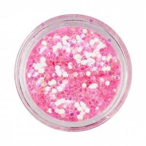 Glitter flakes rosa 5 gr