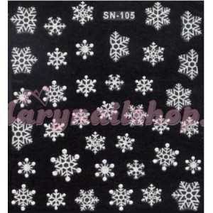 Stickers adesivi con brillantini Fiocchi di neve