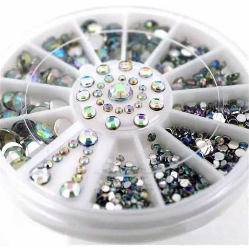 Ruota strass boreale per decorazioni nail art