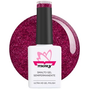 Smalto Gel uv-led Fucsia Glitter